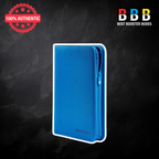 MintKeeper 4 Pocket Premium Zip Trading Card Binder – Blue