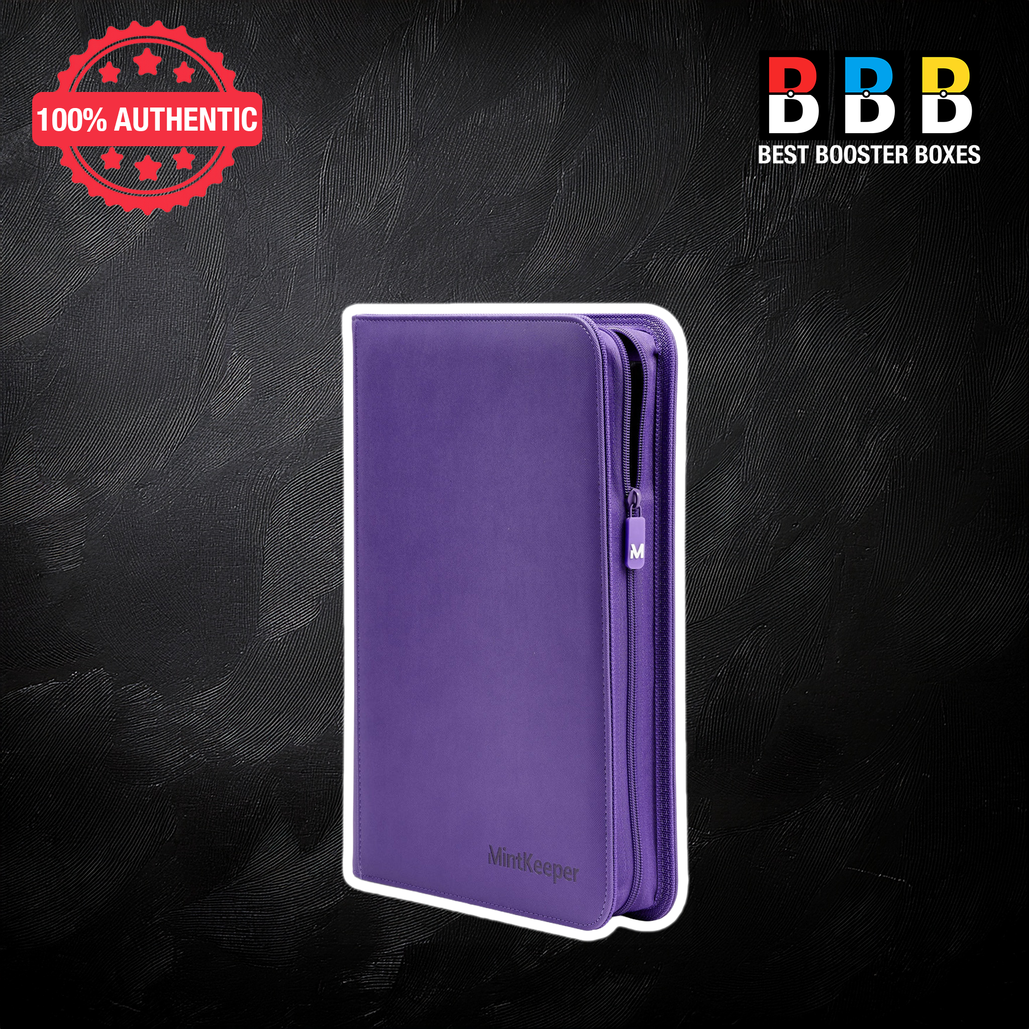 MintKeeper - 4 Pocket Premium Zip Trading Card Binder