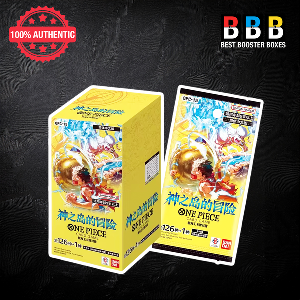 One Piece OPC-15 Adventure on Kami's Island Sealed Chinese Booster Pack