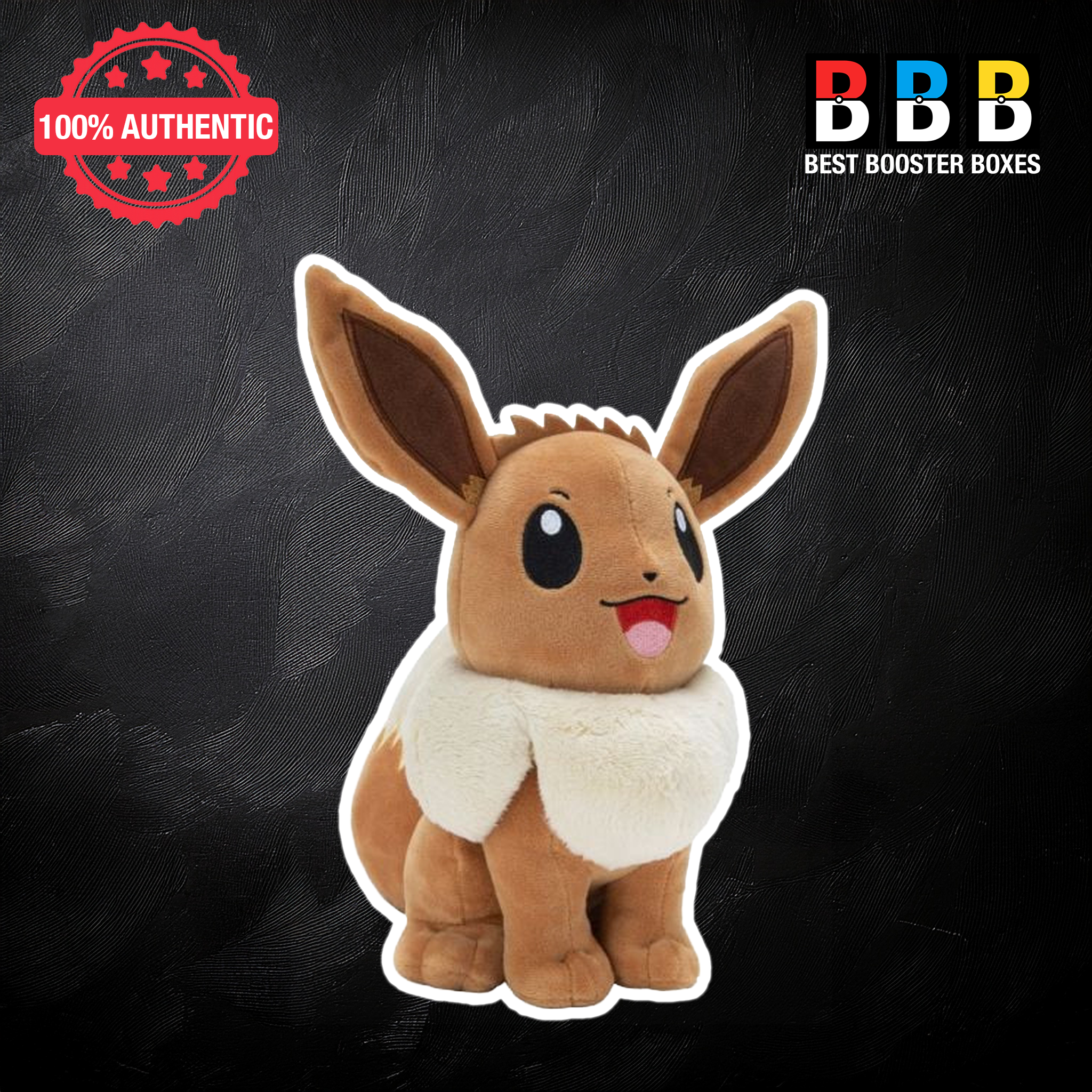 Official Pokémon Eevee stuffed plush toy – great gift for Pokémon fans