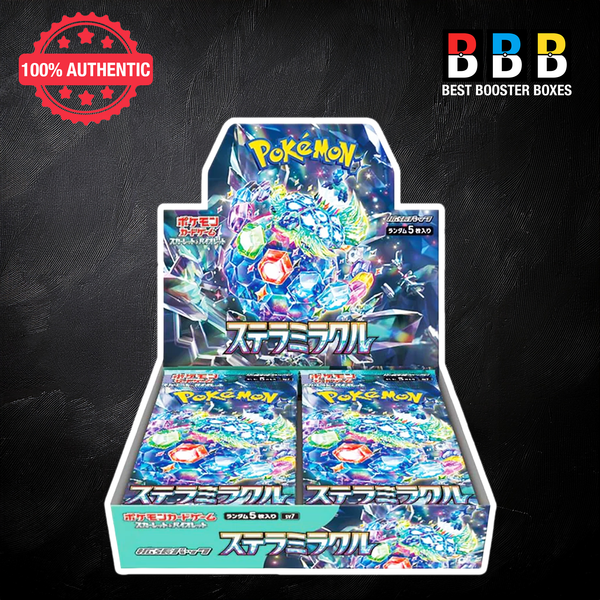 Stellar Miracle Booster Box Pokémon Japanese sv7 - front packaging display showing premium collectible trading card box