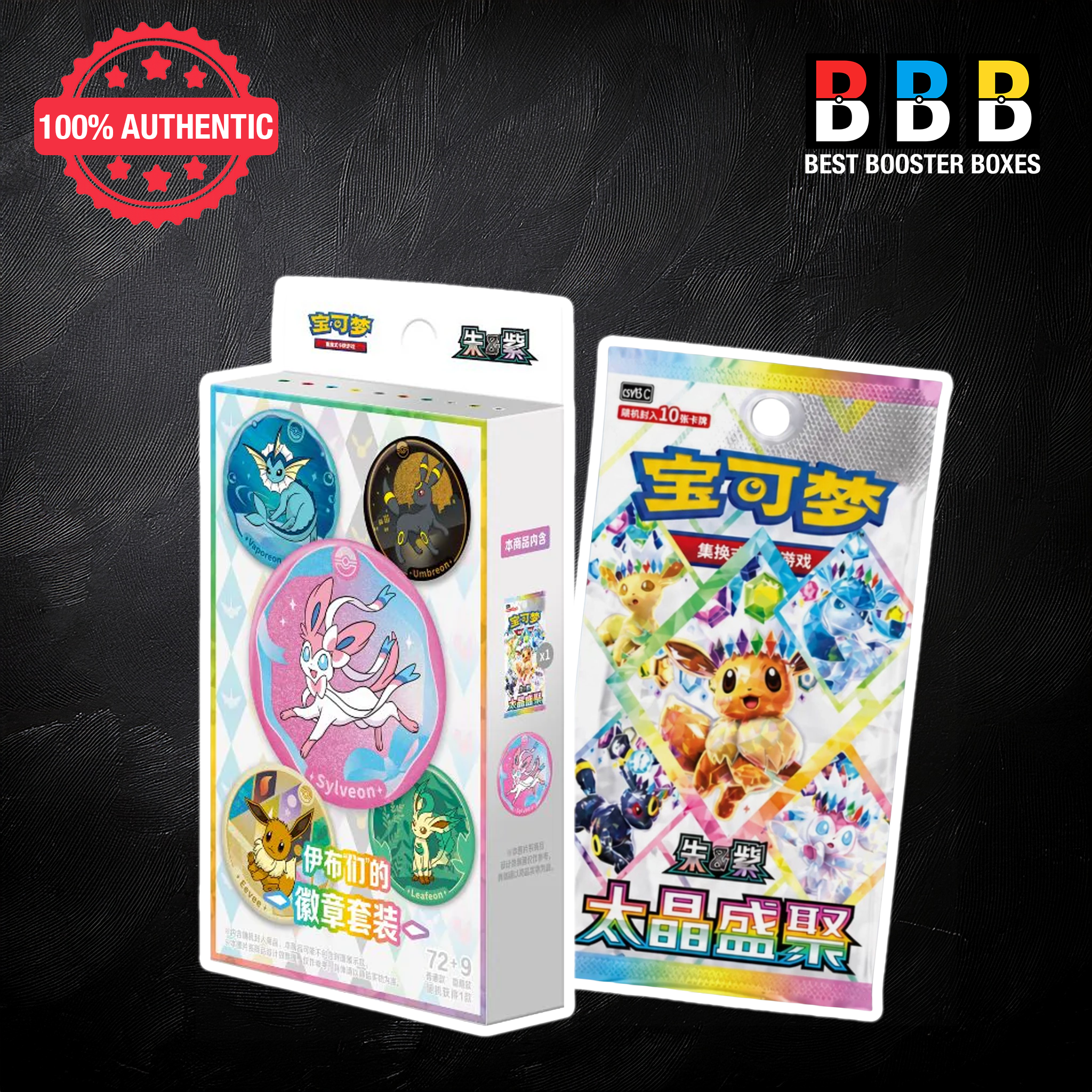 Pokémon Terastal Grand Gathering Simplified Chinese Badge Set CSV9.5 C
