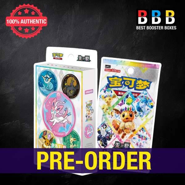 Pokémon Terastal Grand Gathering Simplified Chinese Badge Set CSV9.5 C – One Booster Pack And One Badge Pin