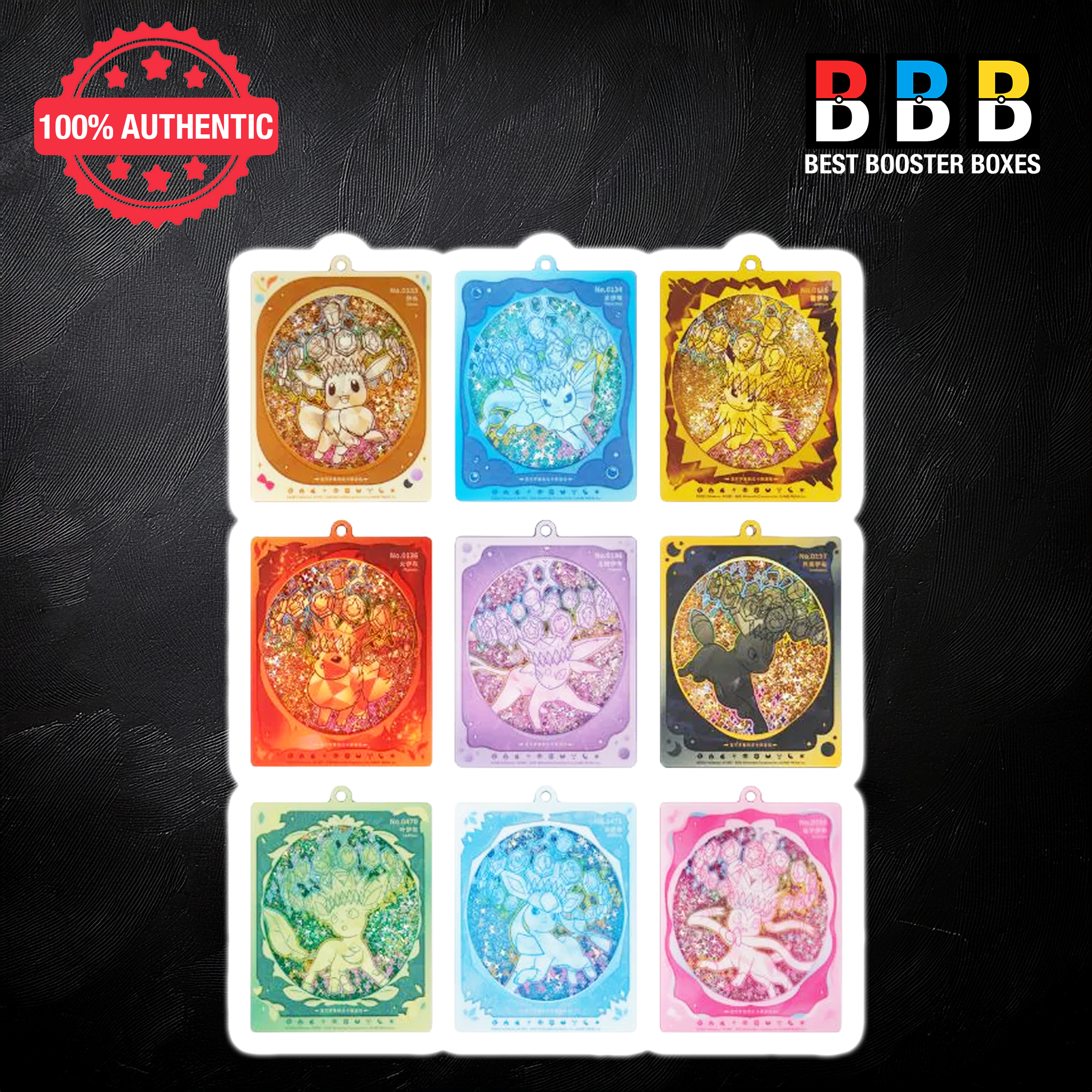 Pokémon Terastal Grand Gathering CSV9.5 C Simplified Chinese Gift Box – Random Eeveelution Quicksand Display Frame and Promo Card