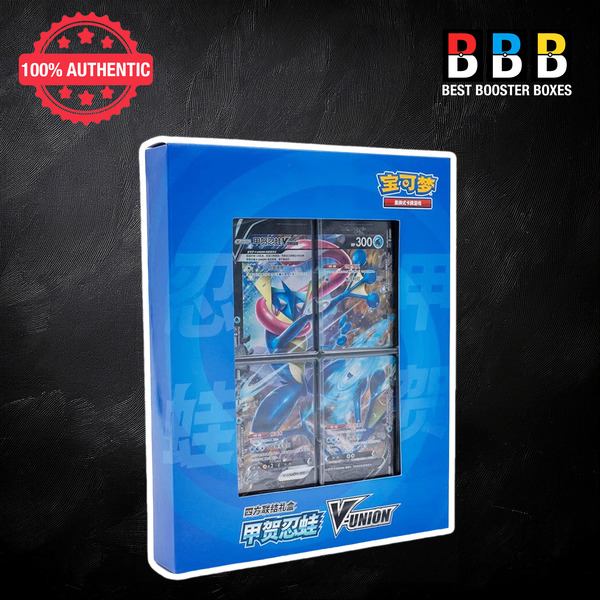 Pokémon Simplified Chinese Greninja V-Union Gift Box (CSEC) — factory sealed