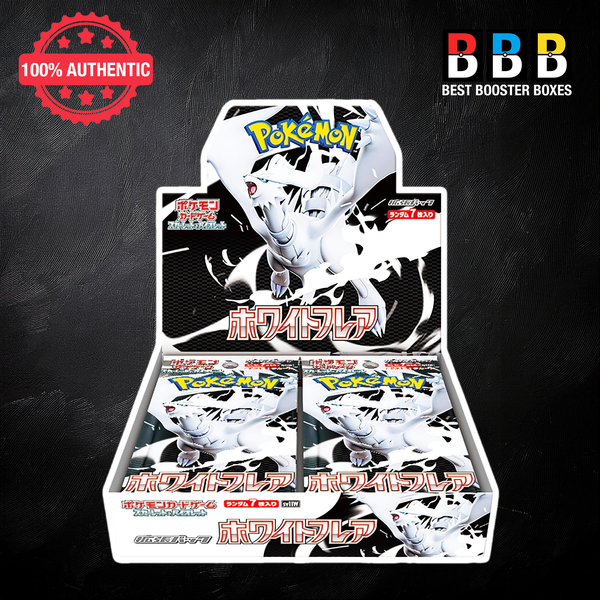 White Flare Booster Box Sealed Japanese Pokemon Front