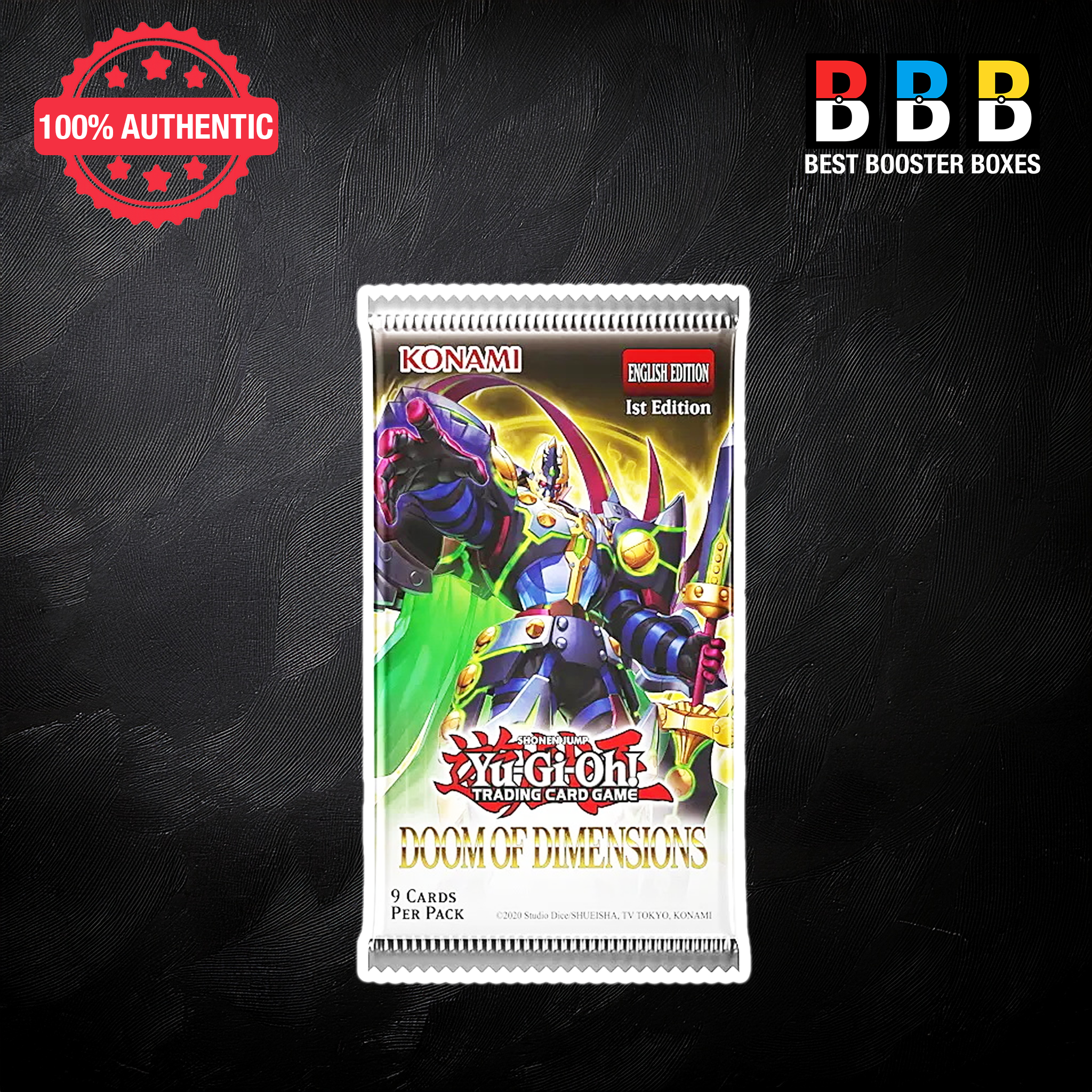 Yu-Gi-Oh! Doom of Dimensions First Edition Single Booster Pack – Sealed TCG