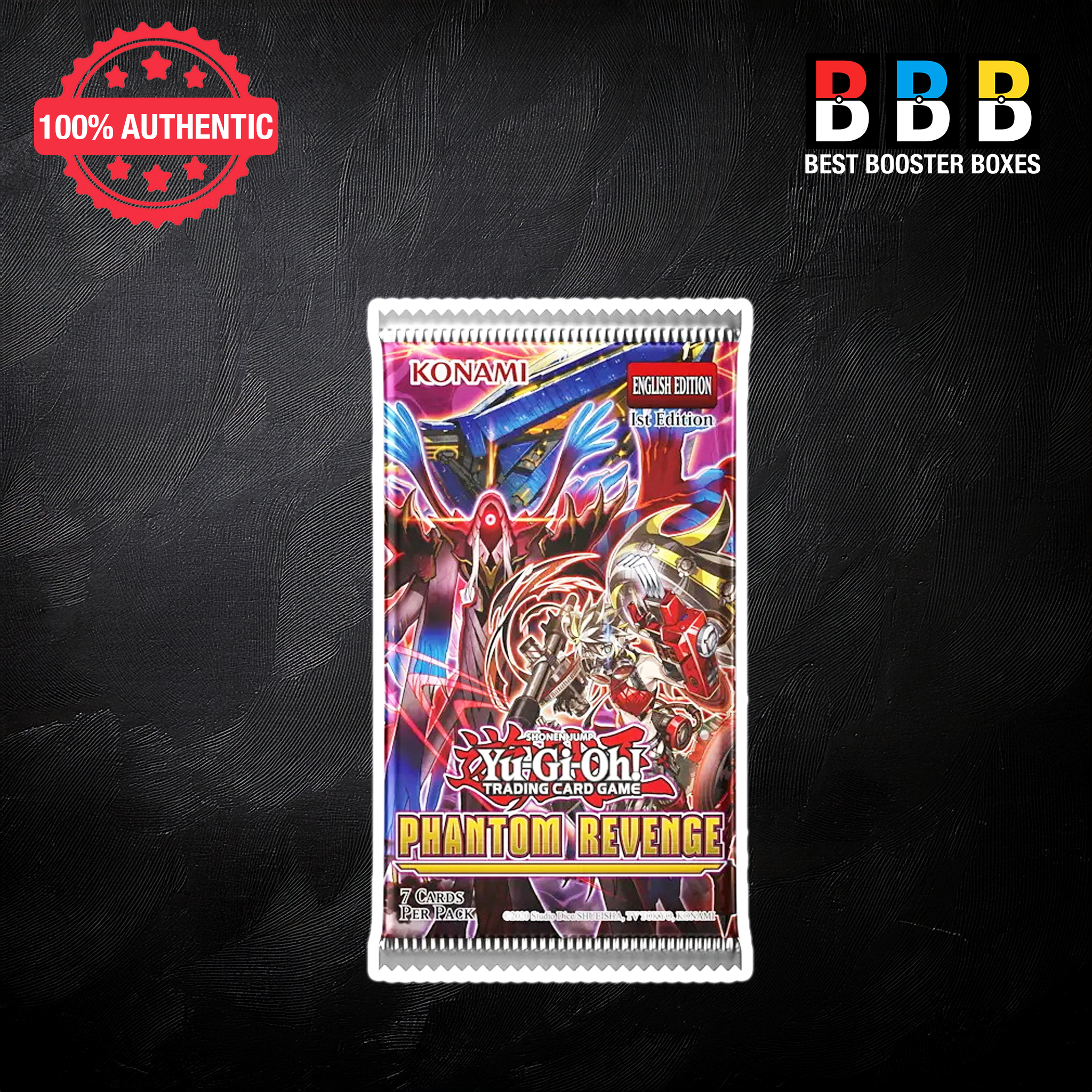 Yu-Gi-Oh! Phantom Revenge First Edition Single Booster Pack – Sealed TCG